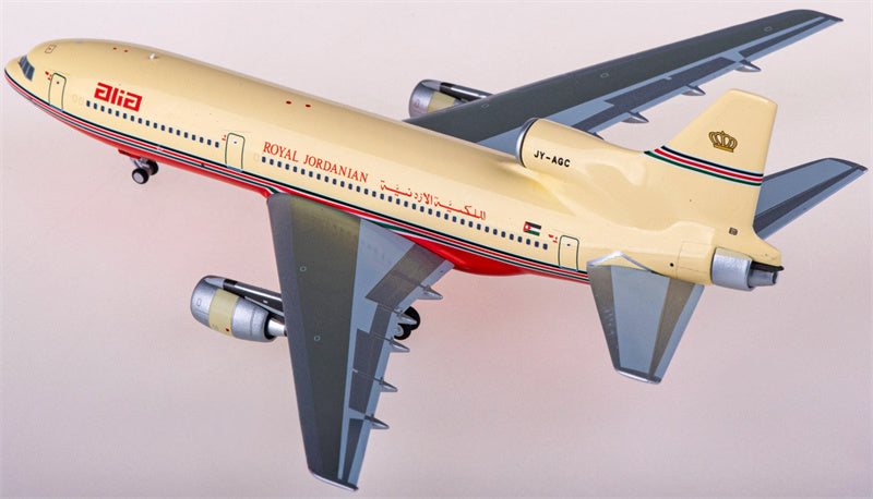 NG Models Royal Jordanian Airlines for Lockheed L-1011-500 JY-AGC 1:400 Airplane Pre-built  Airliner Model Display
