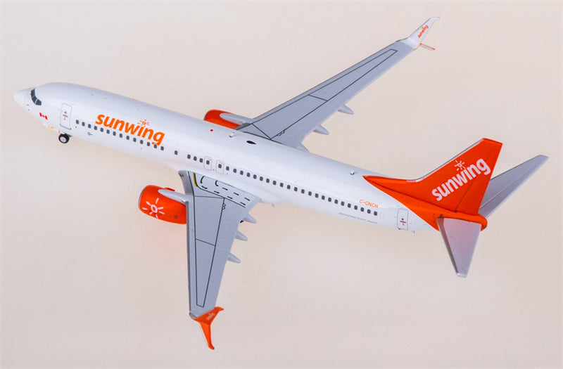 AeroPolaris Sunwing Airlines for Boeing 737-800 C-GNCH 1:400 Airplane Pre-built  Airliner Model Display
