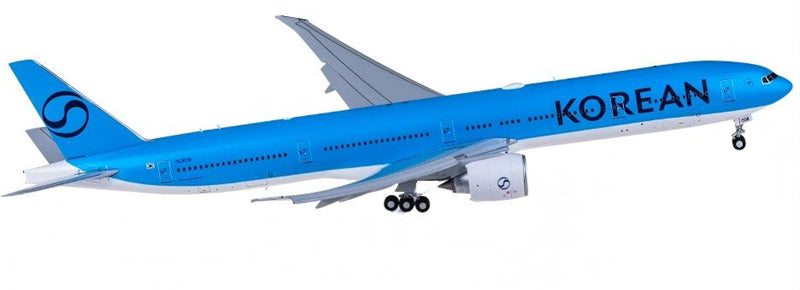 JC Wings Korean Air for Boeing 777-300ER HL8008 Flaps down 1:200 Aircraft Pre-built  Airliner Model Display