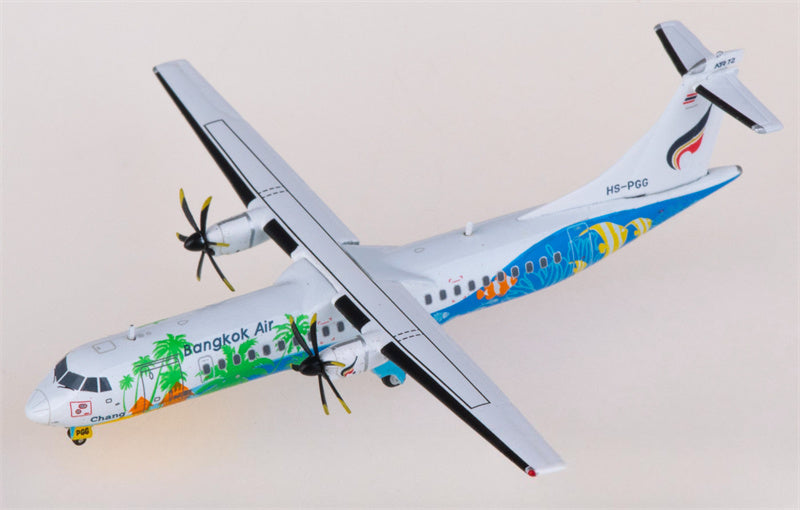 JC Wings Bangkok Air for ATR-72-500 HS-PGG 1:400 Airplane Pre-built  Airliner Model Display