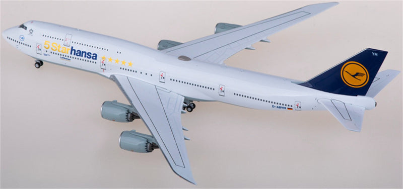 NG Models Lufthansa for Boeing 747-8 D-ABYM 1:400 Airplane Pre-built  Airliner Model Display