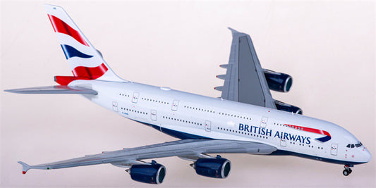 Geminijets British Airways for Airbus A380 G-XLEL 1:400 Airplane Pre-built  Airliner Model Display