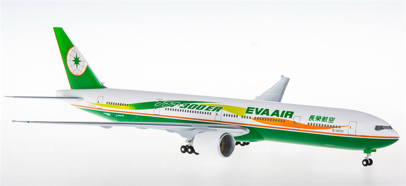 Hogan EVA Air for Boeing 777-300ER B-16701 1:200 Airplane Pre-built  Airliner Model Display