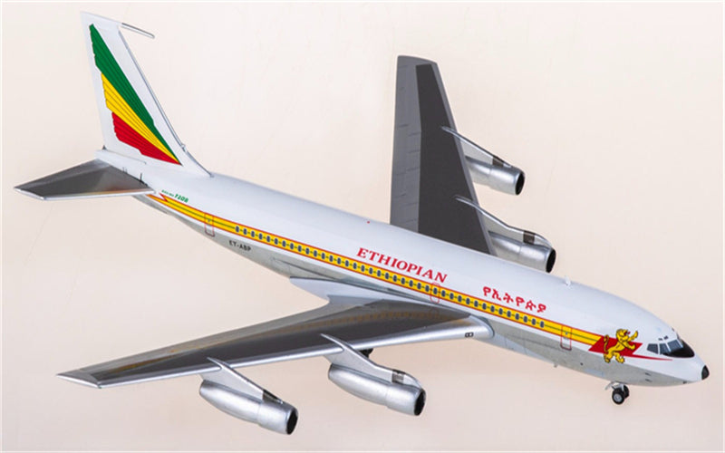 AeroClassics Ethiopian Airlines for Boeing 720B ET-ABP 1:200 Airplane Pre-built  Airliner Model Display