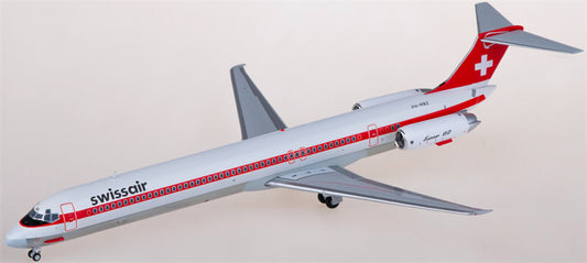 JC Wings Swissair for McDonnell Douglas MD-82 PH-MBZ 1:200 Airplane Pre-built Airliner Model Display