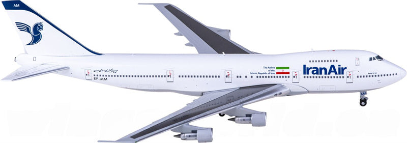 BigBird400 Iran Air for Boeing 747-100B EP-IAM 1:400 Airplane Pre-built  Airliner Model Display