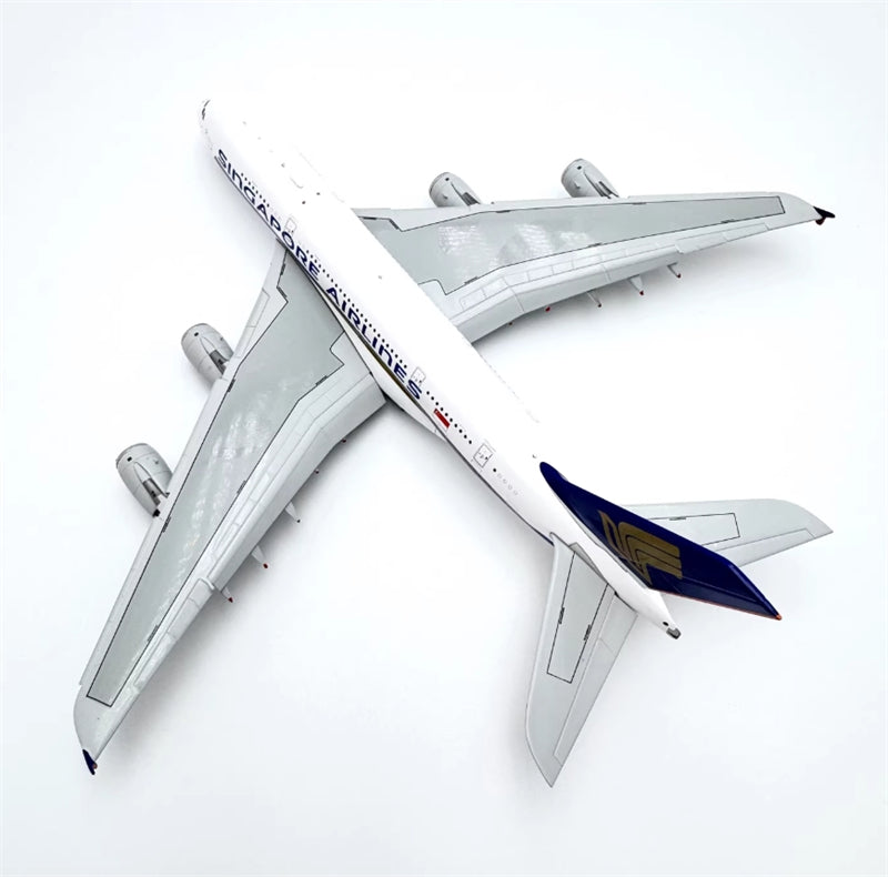YY Wings Singapore Airlines for Airbus A380-800 9V-SKJ Flaps Down 1:400 Airplane Pre-built  Airliner Model Display