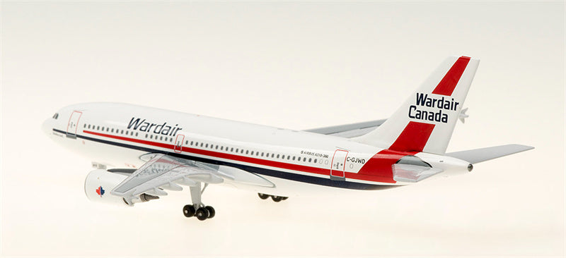 AeroClassics Wardair Canada for Airbus A310-300 C-GJWD 1:400  Aircraft Pre-built  Airliner Model Display