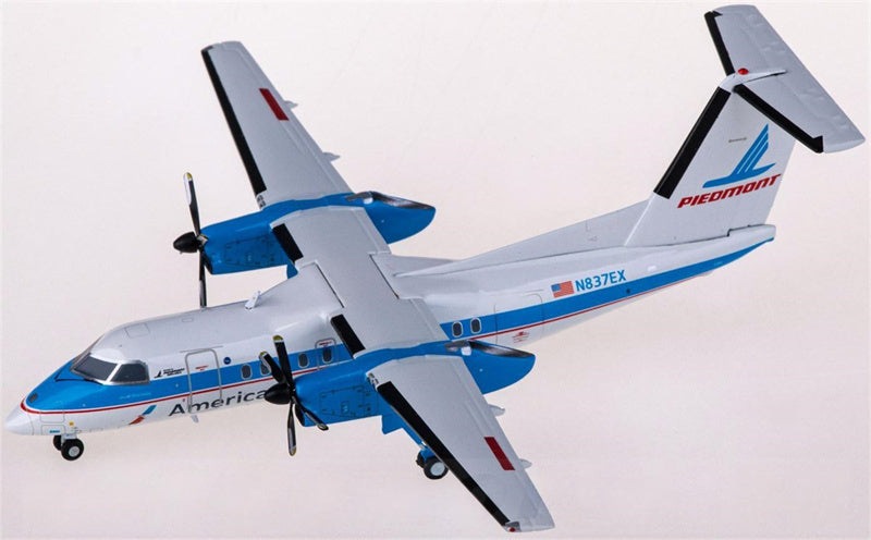 Geminijets American Eagle Airlines for Bombardier for Dash 8 Q100 N837EX 1:200 Airplan Pre-built  Airliner Model Display
