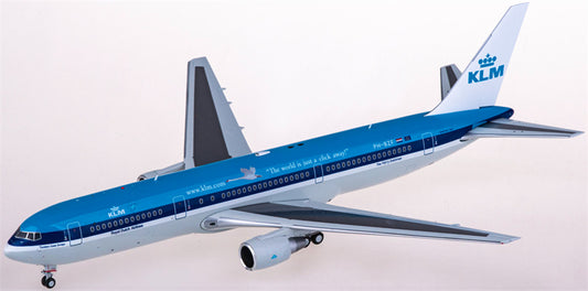 JC Wings KLM for Boeing 767-300 PH-BZF 1:200 Airplane Pre-built Airliner Model Display