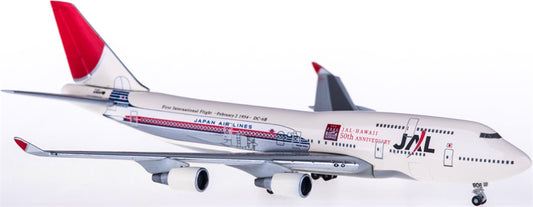 Hogan Japan Airlines for Boeing 747-400 JA8906 1:500 Airplane Pre-built  Airliner Model Display