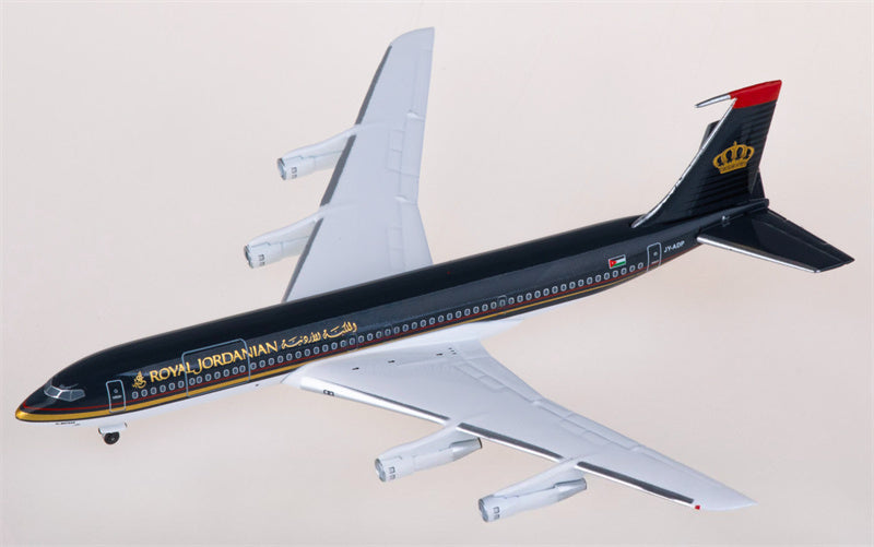 AeroClassics Royal Jordanian Airlines for Boeing 707-300C JY-ADP 1:400 Airplane Pre-built  Airliner Model Display
