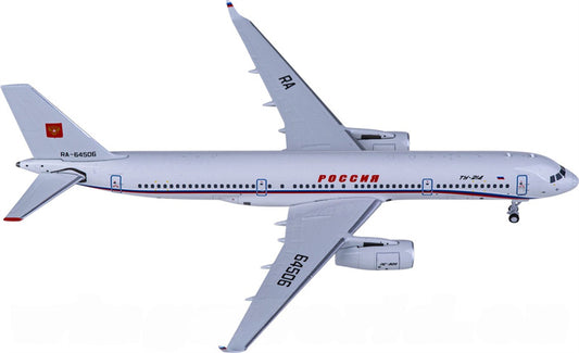 NG Models Russia State Transport Company for Tupolev TU-214 RA-64506 1:400 Airplane Pre-built  Airliner Model Display