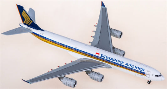 Hxmodels Singapore Airlines for Airbus A340-500 9V-SGC 1:400 Aircraft Pre-built  Airliner Model Display
