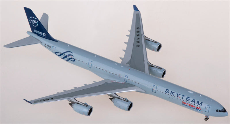 Phoenix China Eastern for airbus A340-600 B-6053 for SKY TEAM 1:400 Airplane Pre-built  Airliner Model Display