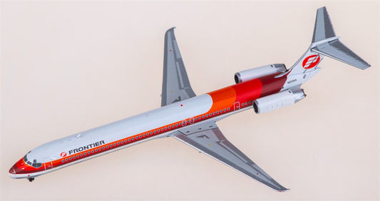 Geminijets Frontier Airlines for McDonnell Douglas MD-80 N859HA 1:400 Airplane Pre-built  Airliner Model Display