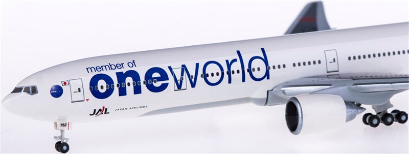 Hogan Japan Airlines for Boeing 777-300 JA752J member of one world 1:500 Airplane Pre-built  Airliner Model Display