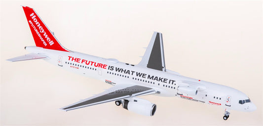 NG Models Honeywell for Boeing 757-200 N757HW 1:200 Airplane Pre-built  Airliner Model Display