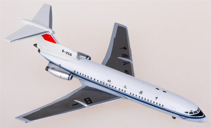 Yu ModeL CAAC for Hawker for Siddeley for Trident B-256 1:400 Airplane Pre-built  Airliner Model Display