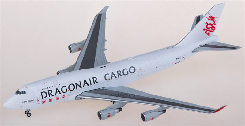 JC Wings Dragonair Cargo for Boeing 747-400BCF B-KAG 1:400 Airplane Pre-built  Airliner Model Display