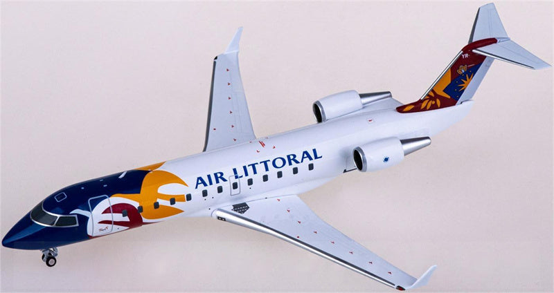NG Models Air Littoral for Bombardier CRJ-100ER F-GPYR 1:200 Airplane Pre-built  Airliner Model Display