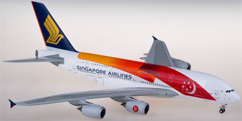JC Wings Singapore Airlines for Airbus A380 9V-SKJ 1:200 Airplane Pre-built  Airliner Model Display
