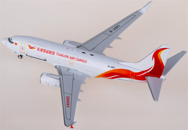 Yu ModeL Tianjin Air Cargo for Boeing 737-700 B-20F1 1:400 Airplane Pre-built  Airliner Model Display
