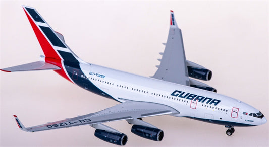 Phoenix Cubana Airlines for Ilyushin Il-96-300 CU-T1250 1:400 Aircraft Pre-built  Airliner Model Display
