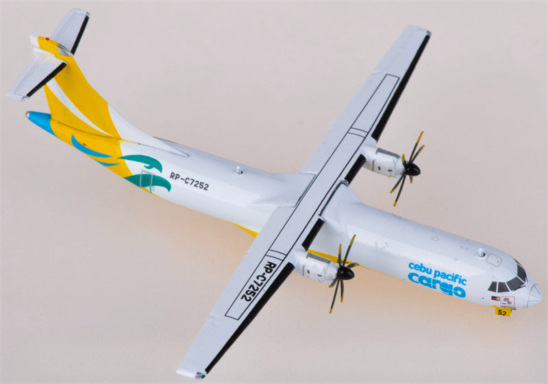 JC Wings Cebu Pacific Air for ATR-72-500F RP-C7252 1:400 Airplane Pre-built  Airliner Model Display