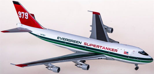BigBird400 Evergreen for Boeing 747-100 N479EV Supertanker 1:400 Airplane Pre-built  Airliner Model Display