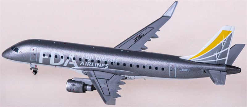 JC Wings Fuji Dream Airlines for Embraer ERJ-170-200STD JA10FJ 1:400 Airplane Pre-built  Airliner Model Display