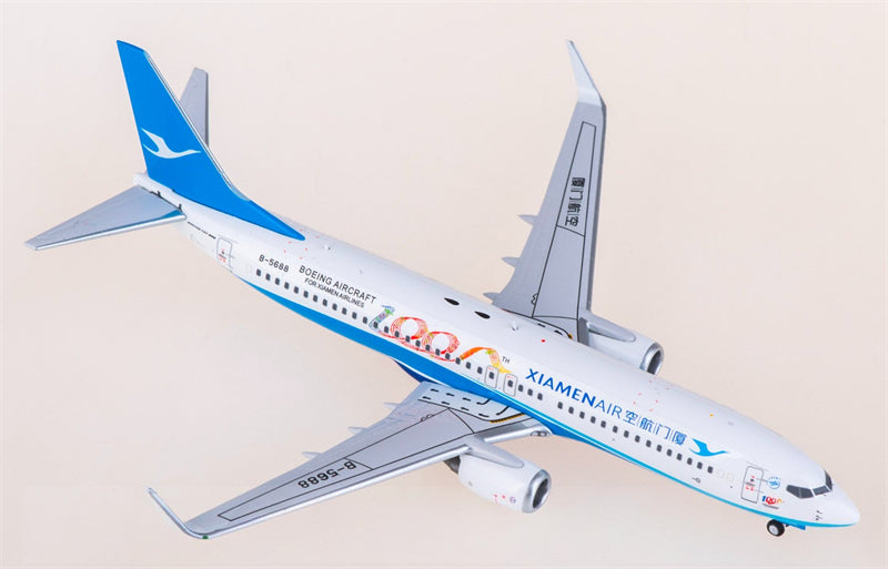 C Model XiamenAir for Boeing 737-800 B-5688 1:400 Airplane Pre-built  Airliner Model Display