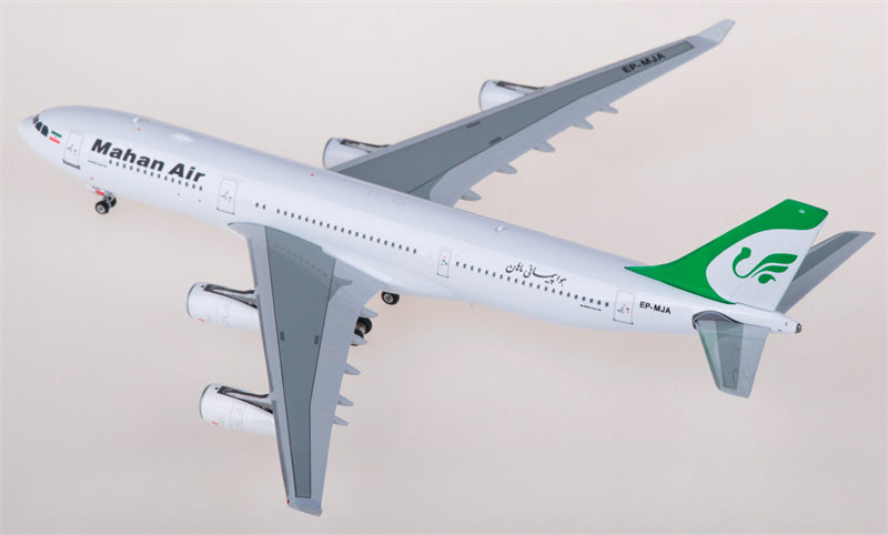 Phoenix Mahan Air for Airbus A340-200 EP-MJA 1:400 Airplane Pre-built  Airliner Model Display