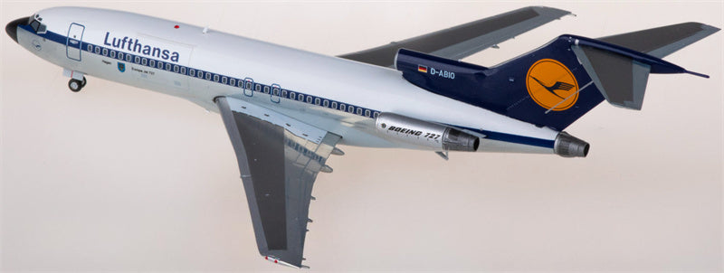 JC Wings Lufthansa for Boeing 727-100 D-ABIO 1:200 Airplane Pre-built  Airliner Model Display