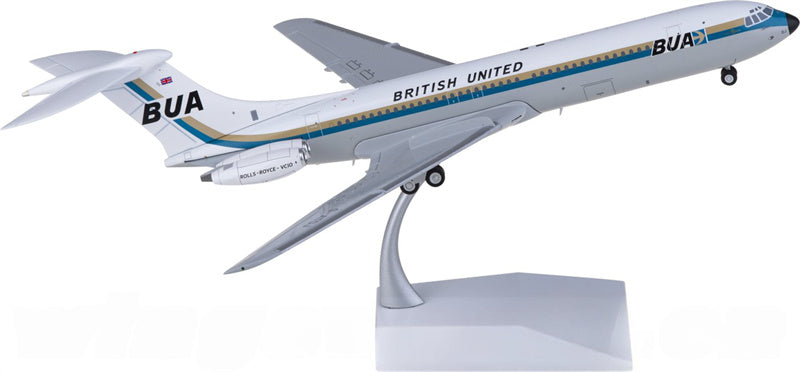 JC Wings British United Airways for Vickers VC10 Srs1103 G-ATDJ 1:200 Airplane Pre-built  Airliner Model Display