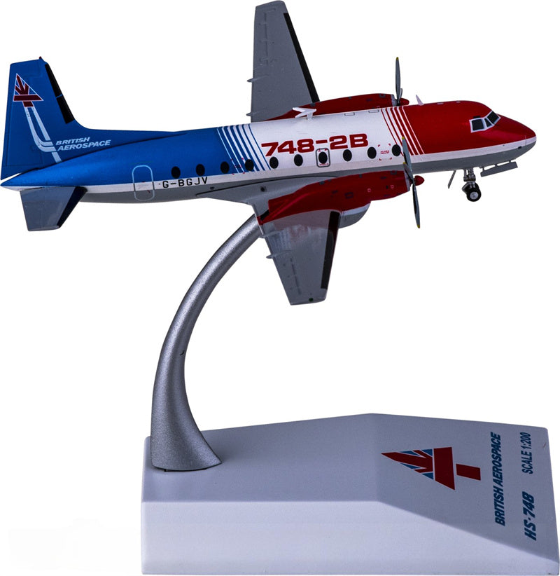 JC Wings Hawker for Siddeley HS 748 G-BGJV 1:200 Airplane Pre-built  Airliner Model Display