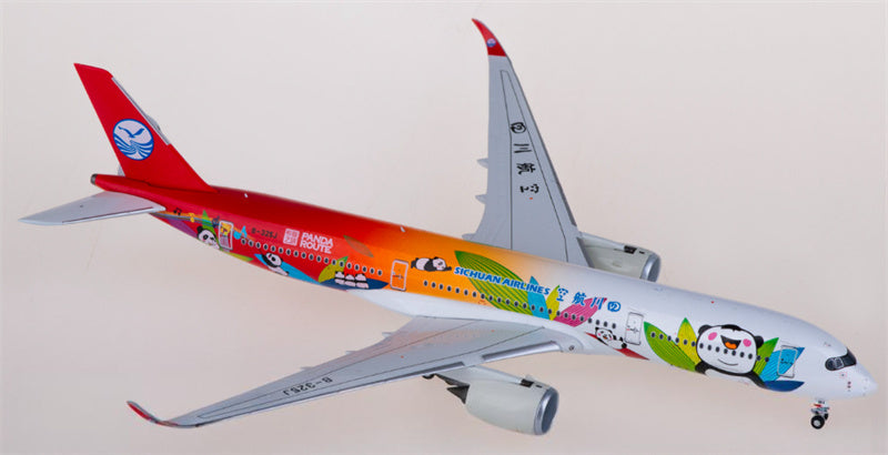 NG Models Sichuan Airlines for airbus A350-900 B-325J 1:400 Airplane Pre-built  Airliner Model Display