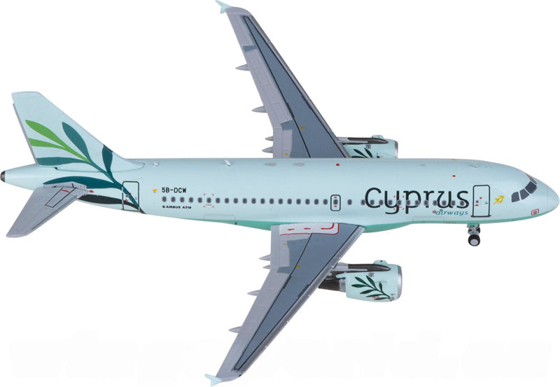 NG Models Cyprus Airways for Airbus A319 5B-DCW 1:400 Airplane Pre-built  Airliner Model Display