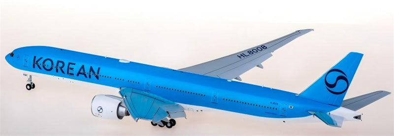 JC Wings Korean Air for Boeing 777-300ER HL8008 Flaps down 1:200 Aircraft Pre-built  Airliner Model Display
