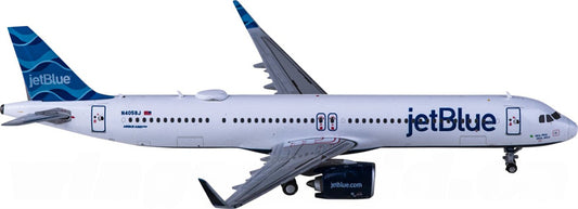 Geminijets JetBlue for Airbus A321neo N4058J 1:400 Airplane Pre-built  Airliner Model Display