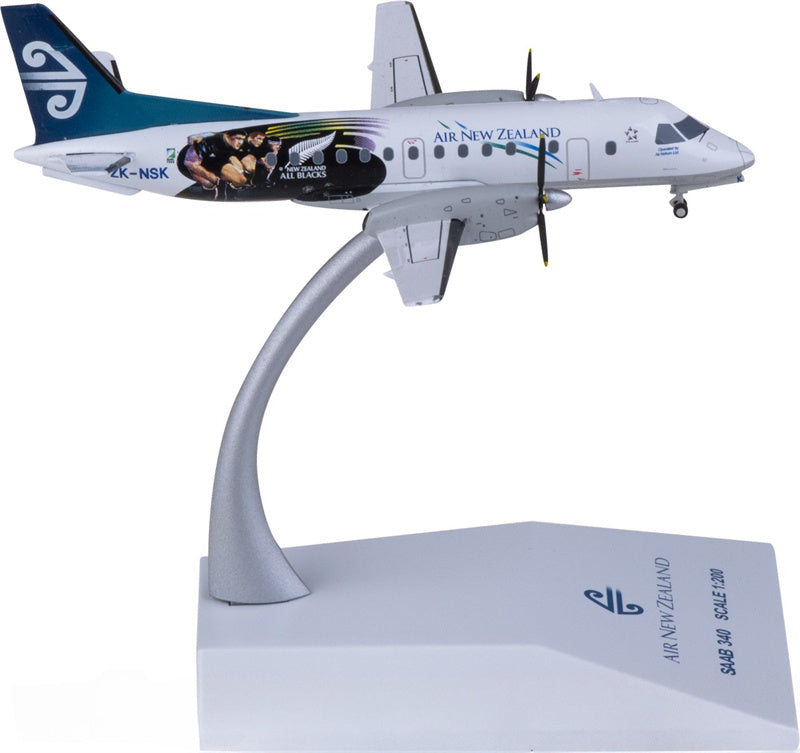 JC Wings Air New Zealand for Saab 340 ZK-NSK 1:200 Airplane Pre-built  Airliner Model Display