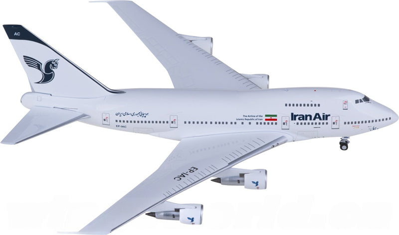 NG Models Iran Air for Boeing 747SP EP-IAC 1:400 Airplane Pre-built Airliner Model Display