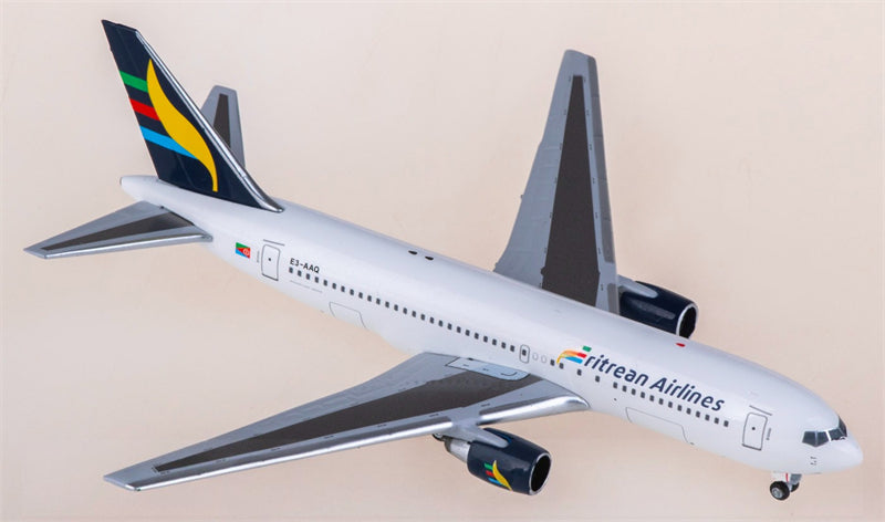 AeroClassics Eritrean Airlines for Boeing 767-200 E3-AAQ 1:400 Airplane Pre-built  Airliner Model Display