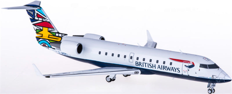 NG Models British Airways for Bombardier CRJ200LR G-MSKL 1:200 Airplane Pre-built  Airliner Model Display