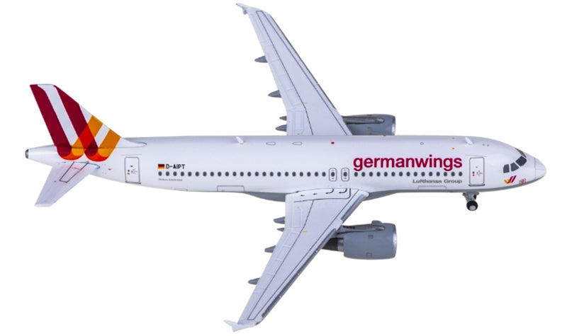 JC Wings Germanwings for Airbus A320 D-AIPT 1:400 Aircraft Pre-built  Airliner Model Display