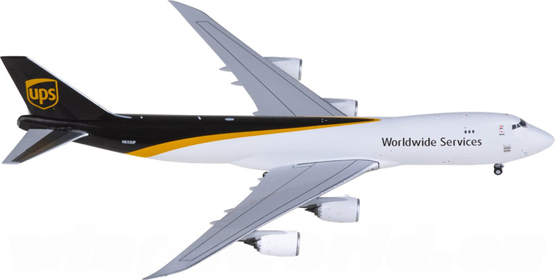 NG Models UPS for Boeing 747-8F N633UP 1:400 Airplane Pre-built Airliner Model Display