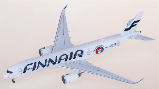 Panda Model Finnair for Airbus A350-900 OH-LWA 1:400 Airplane Pre-built  Airliner Model Display