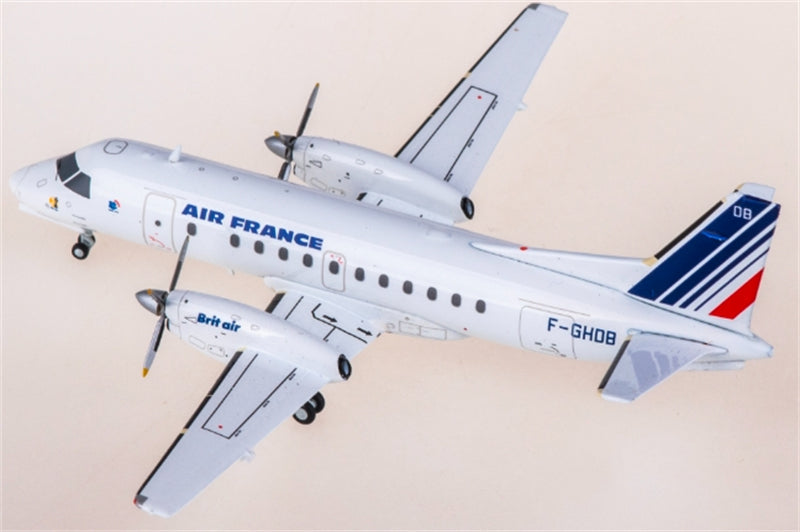 JC Wings Air France for Saab 340 F-GHDB 1:200 Aircraft Pre-built  Airliner Model Display