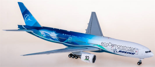 JC Wings Boeing 777-200ER N861BC eco Demonstrator 1:200 Aircraft Pre-built  Airliner Model Display