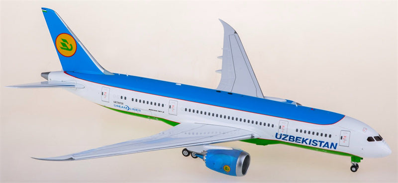SQ Wings Uzbekistan Airways for Boeing 787-8 UK78701 1:200 Airplane Pre-built  Airliner Model Display